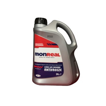 MONREAL MNL 304 Kırmızı Antifriz 3 Litre Long Life Organik (-37 C)