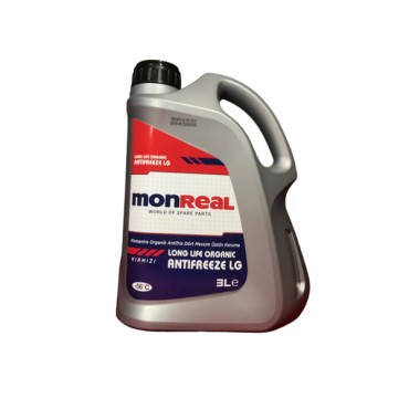 MONREAL MNL 306 Kırmızı Antifriz 3 Litre Long Life Organik (-56 C)